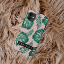 Search for palm leaf iphone cases Monstera leaves