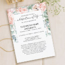 Search for pink funeral invitations In loving memory