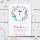 Search for lavender christening invitations Elegant