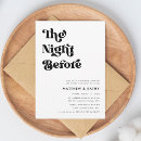 Search for typography rehearsal dinner invitations Chic