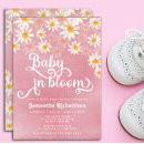 Search for daisy baby shower invitations Rustic