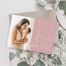 Search for dusty pink christening invitations Elegant