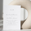 Search for classic white wedding invitations Traditional