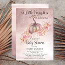 Search for pink pumpkin invitations Watercolor floral