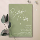 Recherche de sage femme invitations Vert sauge