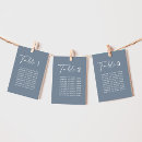 Search for dusty blue table cards Budget