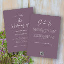 Search for purple wedding invitations Stylish