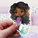 Search for black and white mermaid stickers Girl