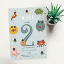 Search for cartoon monsters invitations Boy
