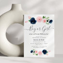 Search for floral gender reveal invitations Baby shower