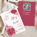 Recherche de burgundy rose mariage invitations Moderne