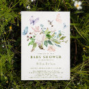 Search for butterfly garden baby shower invitations Floral