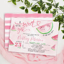 Recherche de watermelon baby shower invitations Aquarelle