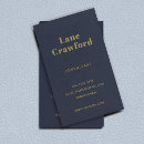 Search for navy blue and gold business cards Stylish