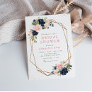 Search for navy and blush bridal shower invitations Pink