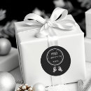 Search for black and white christmas stickers Winter