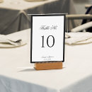 Search for classic wedding table cards Calligraphy script