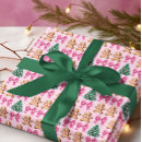 Search for pink gingerbread wrapping paper Trendy