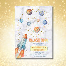 Search for solar system birthday invitations Planets
