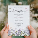 Search for purple butterfly bridal shower invitations Lilac
