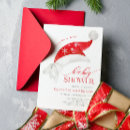 Search for santa claus baby shower invitations Minimal