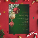 Search for green gold corporate christmas invitations Xmas