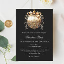 Search for ornaments christmas invitations Black