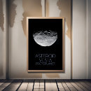 Search for asteroids posters Solar system