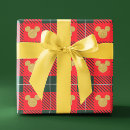 Search for mickey christmas wrapping paper Tartan