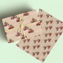 Recherche de red truck christmas wrapping paper Vintage