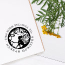 Search for wood rubber stamps Round