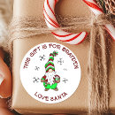 Search for from santa tag stickers Whimsical