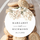 Search for white hydrangea wedding stickers Thank you