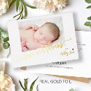 Search for gold foil thank you cards Script