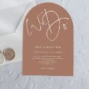 Search for arch shaped wedding invitations Script