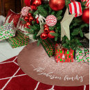 Search for rose gold tree skirts Glitter