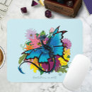 Recherche de dragon bleu tapis souris Floral