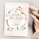 Recherche de abeille de bébé invitations Bébé en fleurs