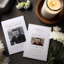 Search for gold funeral invitations Modern