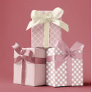 Search for pink gingham wrapping paper Elegant