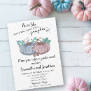Search for he or she gender reveal invitations Pumpkin