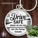 Search for safe driving keychains For her