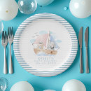 Search for elephant plates Boy baby shower
