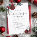 Search for silver christmas invitations Red