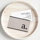 Search for linen business cards Teacher