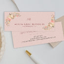Recherche de monogramme rose cartes visite Monogrammé