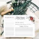 Search for christmas recipe cards Bridal shower