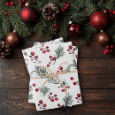 Search for rustic christmas wrapping paper Botanical