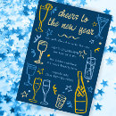 Recherche de new years invitations Moderne