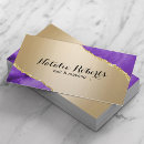 Recherche de mariage violet cartes visite Maquillage